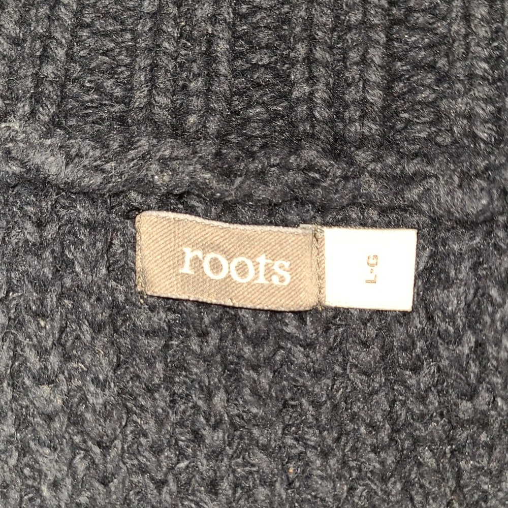 Vintagr Roots Women's Dark Blue Cardigan with Toggle Closures Size L - Picture 9 of 11
